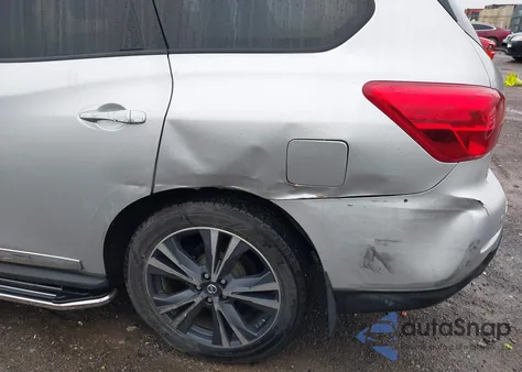 2017 Nissan Pathfinder Platinum from USA, damaged, VIN 5N1DR2MN1HC656013